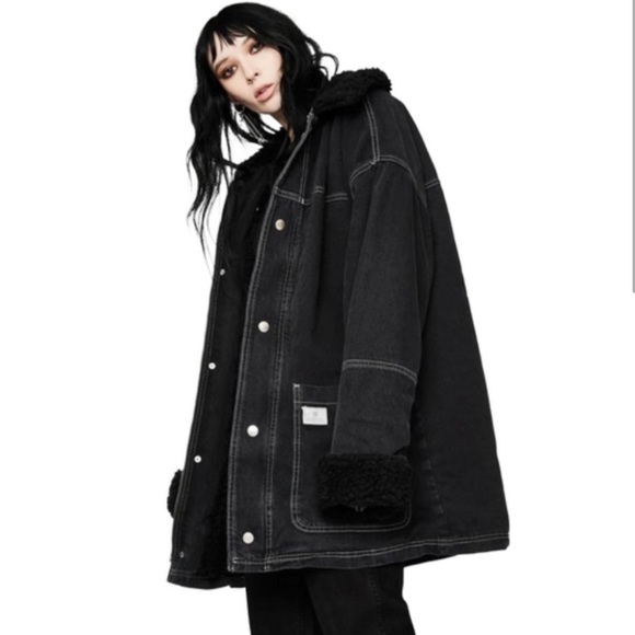 BDG Oversized Denim Dylan Donkey Jacket Size XS - Picture 14 of 16